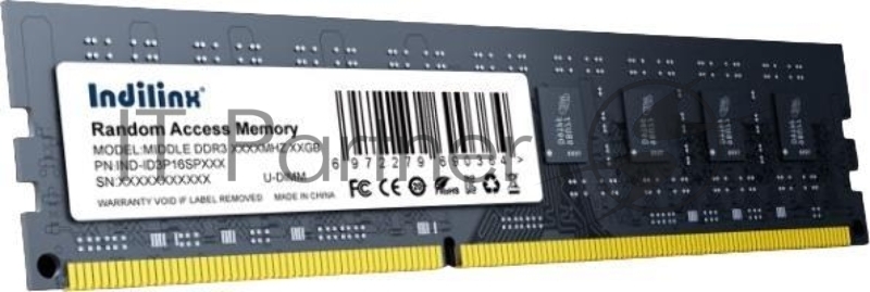 Модуль памяти INDILINX DIMM 4GB DDR3-1600 IND-ID3P16SP04X