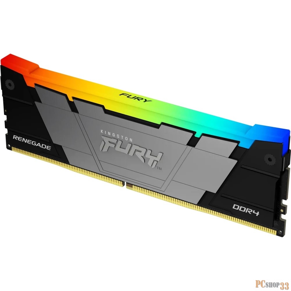 Модуль памяти Kingston 16GB 3200MHz DDR4 CL16 DIMM (Kit of 2) FURY Renegade RGB (KF432C16RB2AK2/16)