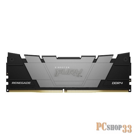 Память Kingston DDR4 4x8GB 3600MHz KF436C16RB2K4/32 Fury Renegade Black RTL Gaming PC4-25600 CL16 DIMM 288-pin 1.35В kit single rank с радиатором Ret