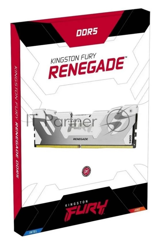 Память Kingston DDR5 16GB 8000MHz KF580C38RW-16 Fury Renegade RTL Gaming PC5-57600 CL38 DIMM 288-pin 1.45В single rank с радиатором Ret