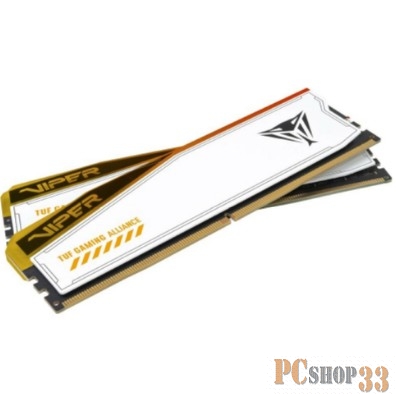 Память Patriot DDR5 2x16GB 6600MHz Patriot PVER532G66C34KT Viper Elite 5 Tuf Gaming RGB RTL Gaming PC5-52800 CL34 DIMM 288-pin 1.4В kit single rank с радиатором Ret