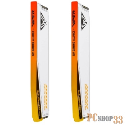 Память Patriot DDR5 2x16GB 6600MHz Patriot PVER532G66C34KT Viper Elite 5 Tuf Gaming RGB RTL Gaming PC5-52800 CL34 DIMM 288-pin 1.4В kit single rank с радиатором Ret