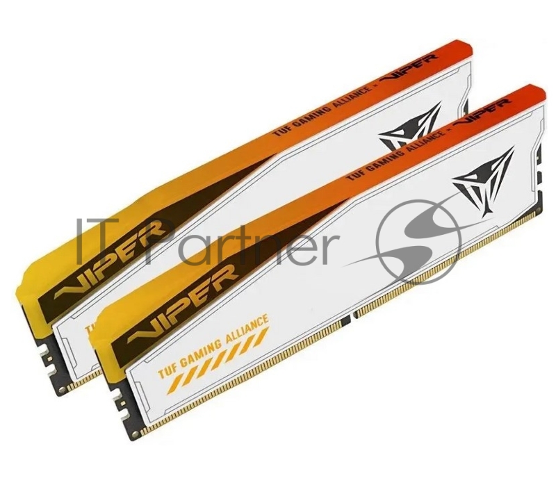 Память Patriot DDR5 2x24GB 6600MHz PVER548G66C34KT Viper Elite 5 Tuf Gaming RGB RTL Gaming PC5-52800 CL34 DIMM 288-pin 1.4В kit single rank с радиатором Ret
