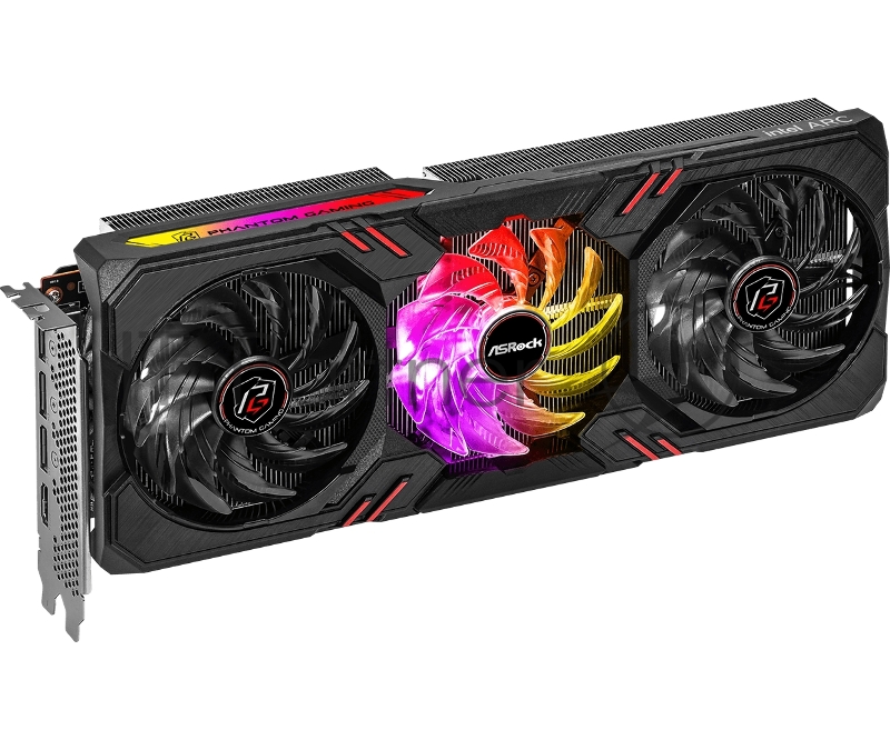 Видеокарта ASRock Intel Arc A770 Phantom Gaming 16GB OC 256-bit GDDR6 HDMI DPx3 3FAN RTL