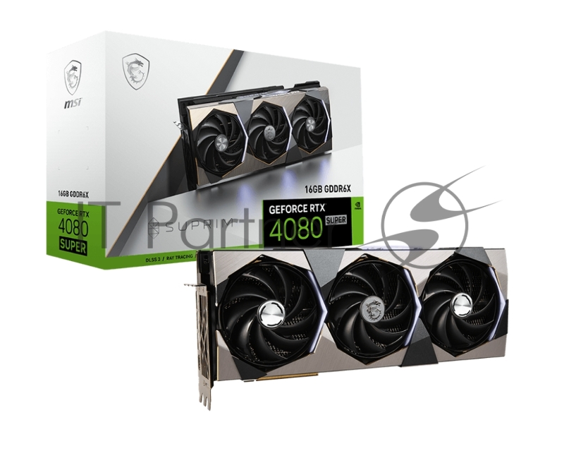 Видеокарта MSI PCI-E 4.0 RTX 4080 SUPER 16G SUPRIM NVIDIA GeForce RTX 4080 Super 16Gb 256bit GDDR6X 2610/23000 HDMIx1 DPx3 HDCP Ret