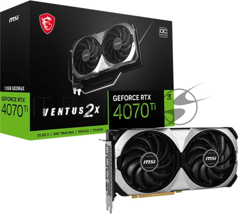 Видеокарта MSI RTX4070Ti SUPER 16G VENTUS 2X OC NVIDIA GeForce RTX 4070TI Super 16Gb PCI-E 4.0 256bit GDDR6X 2640/21000 HDMIx1 DPx3 HDCP Ret