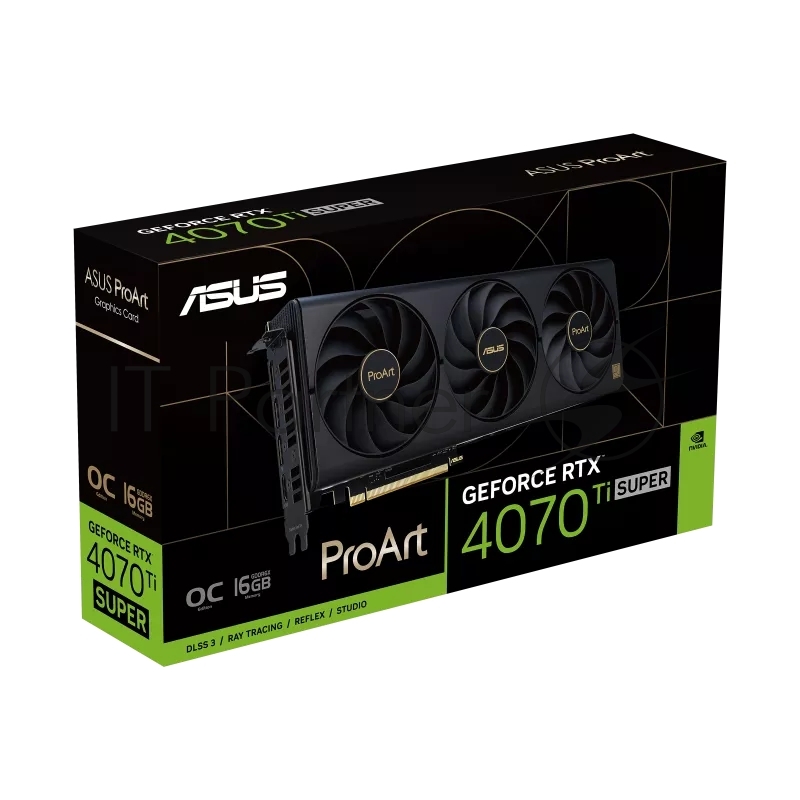 Видеокарта Asus PCI-E 4.0 PROART-RTX4070TIS-O16G NVIDIA GeForce RTX 4070TI Super 16Gb 256bit GDDR6X 2640/21000 HDMIx1 DPx3 HDCP Ret