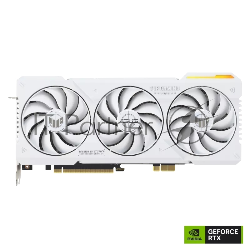Видеокарта Asus PCI-E 4.0 TUF-RTX4070TIS-O16G-BTF-WHITE NVIDIA GeForce RTX 4070TI Super 16Gb 192bit GDDR6X 2640/21000 HDMIx2 DPx3 HDCP Ret