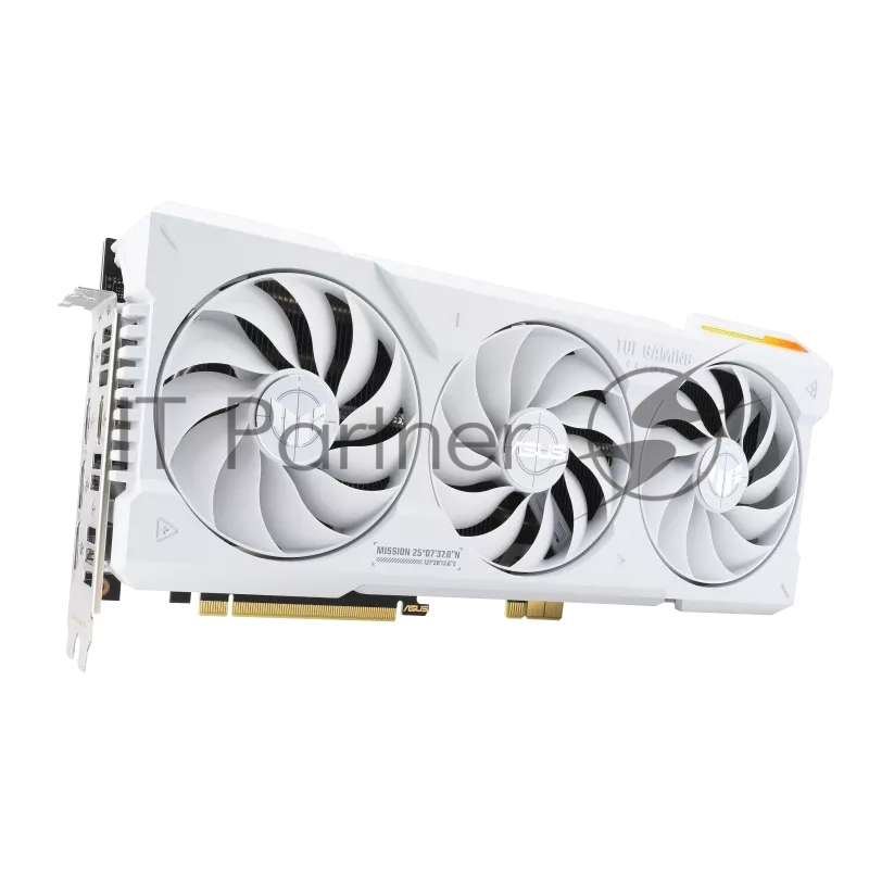 Видеокарта Asus PCI-E 4.0 TUF-RTX4070TIS-O16G-BTF-WHITE NVIDIA GeForce RTX 4070TI Super 16Gb 192bit GDDR6X 2640/21000 HDMIx2 DPx3 HDCP Ret