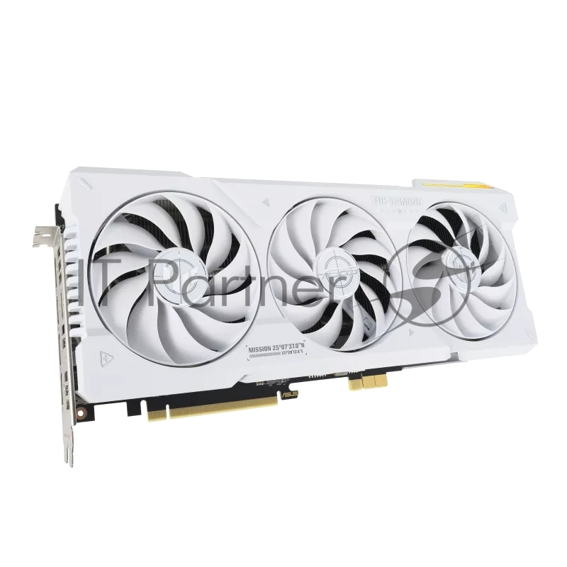 Видеокарта Asus PCI-E 4.0 TUF-RTX4070TIS-O16G-BTF-WHITE NVIDIA GeForce RTX 4070TI Super 16Gb 192bit GDDR6X 2640/21000 HDMIx2 DPx3 HDCP Ret