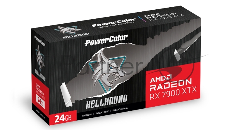 Видеокарта PowerColor PCI-E 4.0 RX7900XTX 24G-L/OC AMD Radeon RX 7900XTX 24Gb 384bit GDDR6 2525/20000 HDMIx1 DPx3 HDCP Ret