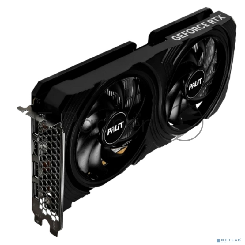 Видеокарта Palit PCI-E 4.0 RTX4060 INFINITY 2 NVIDIA GeForce RTX 4060 8Gb 128bit GDDR6 1830/17000 HDMIx1 DPx3 HDCP Ret