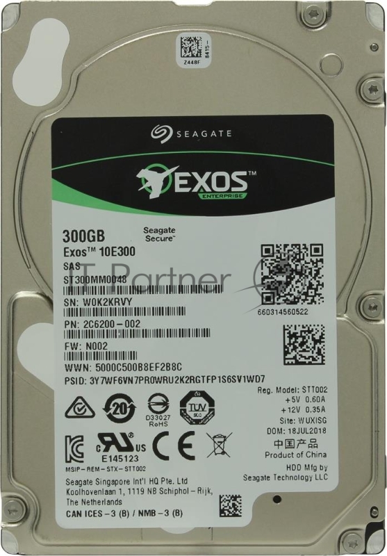 Жесткий диск SAS2.5 300GB 10000RPM 128MB ST300MM0048 SEAGATE