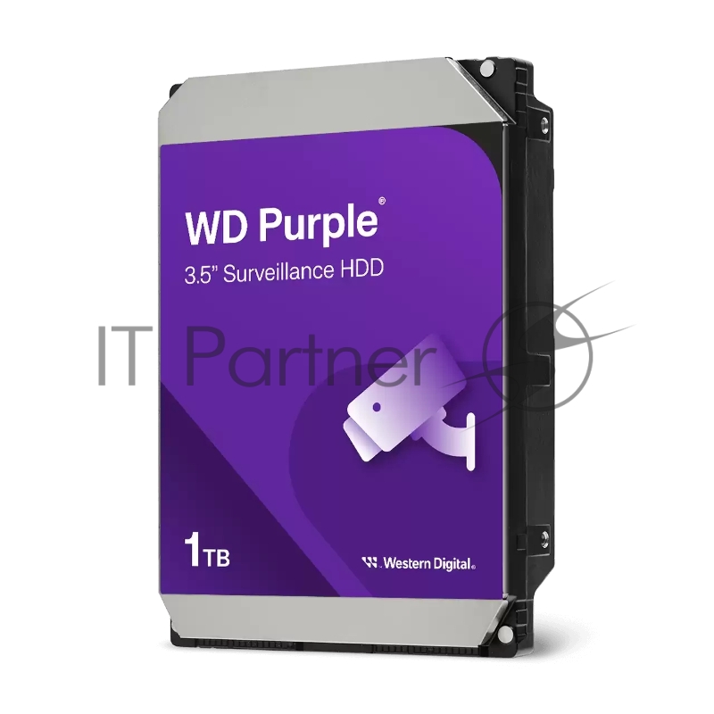 Жесткий диск WD 1Tb WD10PURZ Purple, SATA III <5400rpm, 64Mb> 3.5