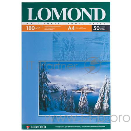 Бумага LOMOND 0102037 Матовая бумага 1x A4, 180г/м2, 25л