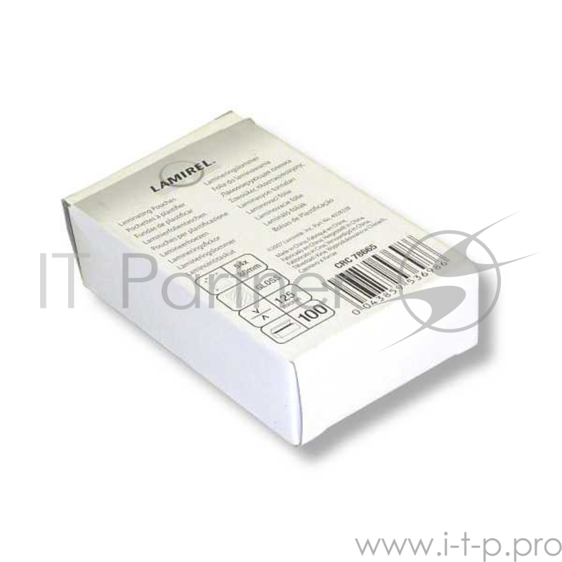 Пленка Lamirel Пленка для ламинирования LA-7866501 (54х86мм, 125мкм, 100 шт.)