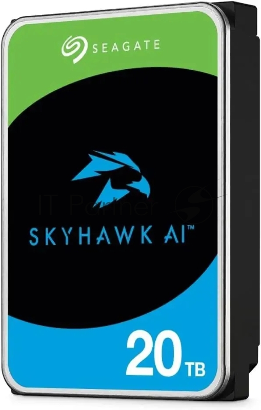 Жесткий диск Seagate SkyHawk AI ST20000VE002 20TB, 3.5, 7200 RPM, SATA-III, 512e, 256MB, для систем видеонаблюдения