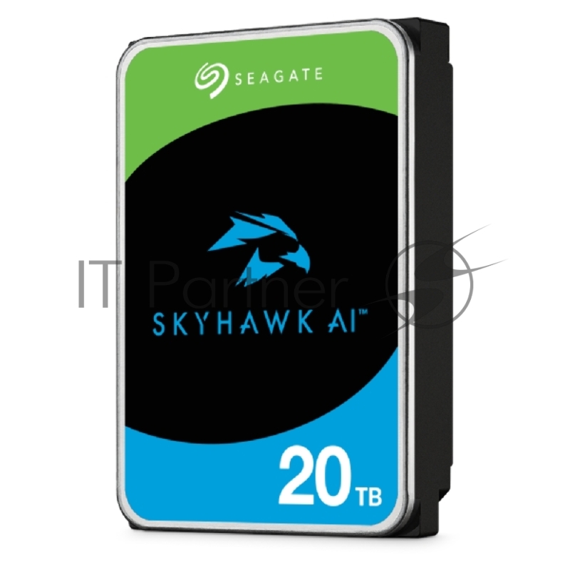 Жесткий диск Seagate SkyHawk AI ST20000VE002 20TB, 3.5, 7200 RPM, SATA-III, 512e, 256MB, для систем видеонаблюдения