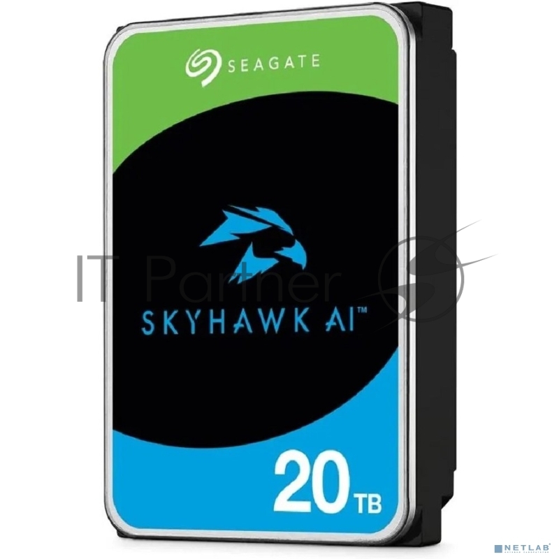 Жесткий диск Seagate SkyHawk AI ST20000VE002 20TB, 3.5, 7200 RPM, SATA-III, 512e, 256MB, для систем видеонаблюдения