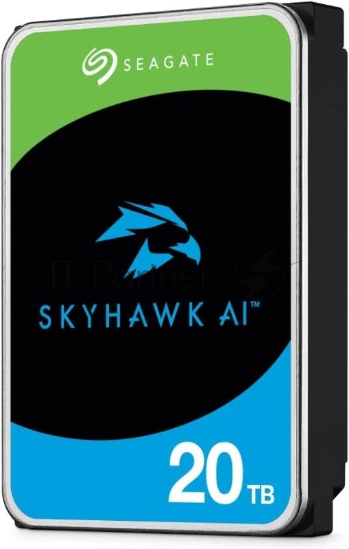 Жесткий диск Seagate SkyHawk AI ST20000VE002 20TB, 3.5, 7200 RPM, SATA-III, 512e, 256MB, для систем видеонаблюдения