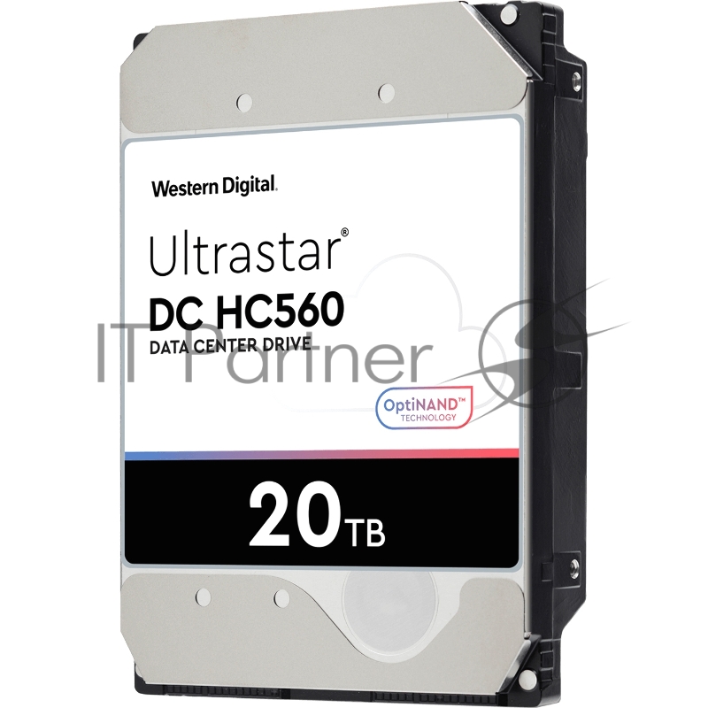 Жесткий диск/ HDD WD SATA 20Tb Ultrastar DC HC560 0F38785 7200 6Gb/s 512Mb 1 year ocs (analog WUH722020ALE6L4)