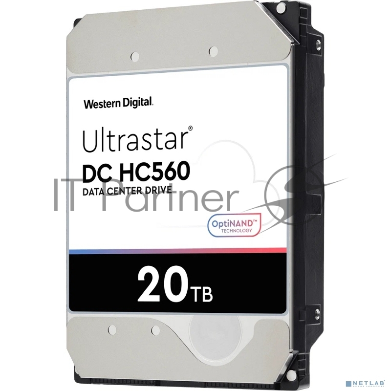 Жесткий диск/ HDD WD SATA 20Tb Ultrastar DC HC560 0F38785 7200 6Gb/s 512Mb 1 year ocs (analog WUH722020ALE6L4)