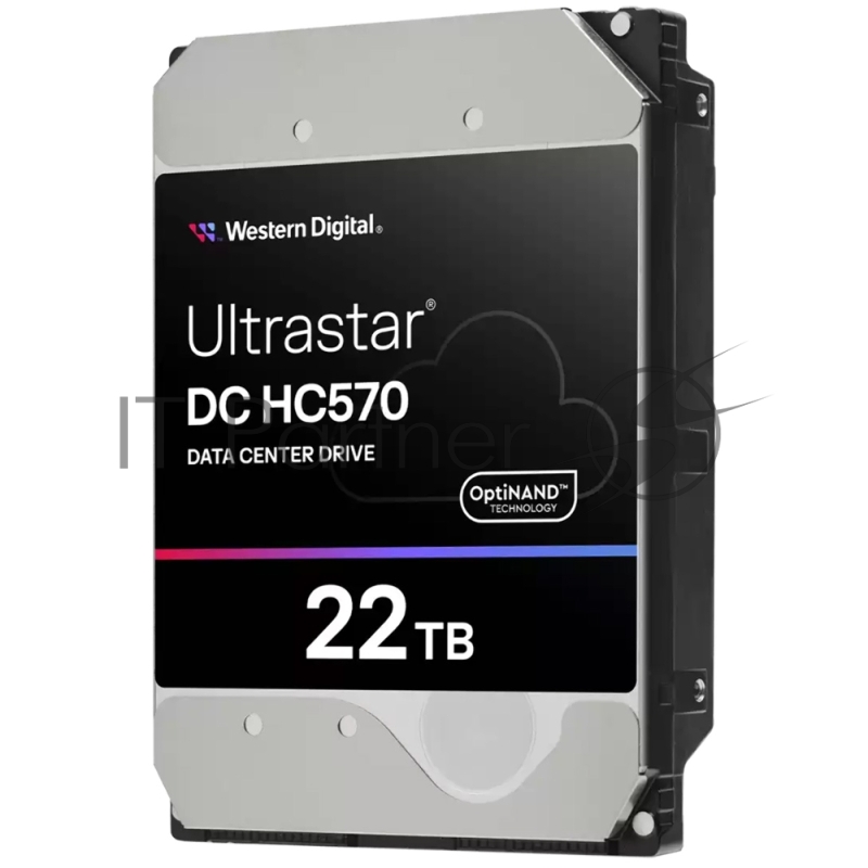 Жесткий диск серверный 3.5 22TB WD Ultrastar DC HC570 (WUH722222ALE6L4) SATA 6Gb/s, 7200rpm, 512MB, 4k/512e, Helium, Bulk