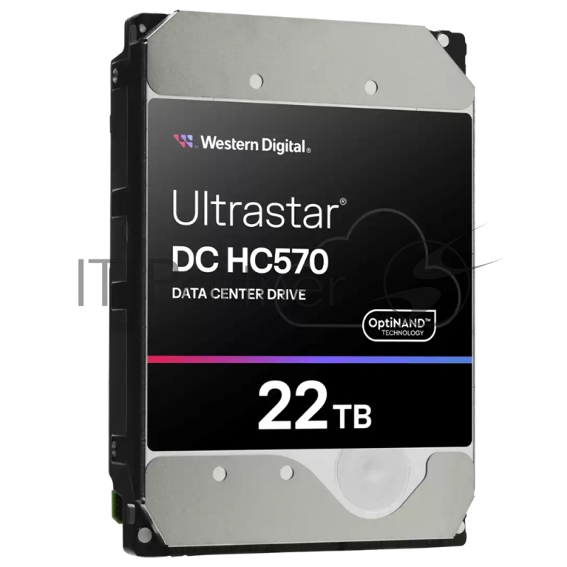 Жесткий диск серверный 3.5 22TB WD Ultrastar DC HC570 (WUH722222ALE6L4) SATA 6Gb/s, 7200rpm, 512MB, 4k/512e, Helium, Bulk