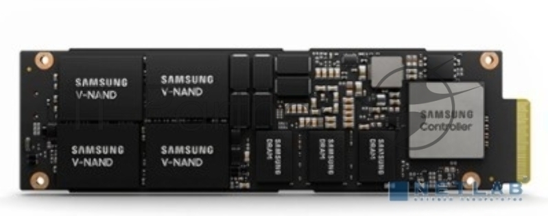 Твердотельный накопитель SSD Samsung Enterprise, 2.5(SFF/U.2), PM9A3, 960GB, NVMe/PCIE 3.1 x4, R3200/W1100Mb/s, IOPS(R4K) 400K/40K, MTBF 2M, 1.3 DWPD, OEM, 3 years, ( analog MZQLB960HAJR-00007)