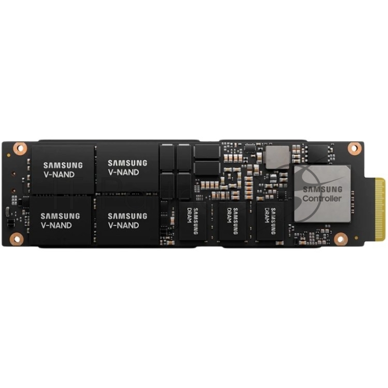 Твердотельный накопитель SSD Samsung Enterprise, M.2, PM9A3, 3840GB, NVMe/PCIE 3.1 x4, R3000/W1400Mb/s, IOPS(R4K) 480K/42K, MTBF 2M, 1.3 DWPD, 22110, OEM, 3 years, (analog MZ1LB3T8HMLA-00007)