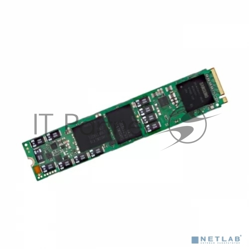 Твердотельный накопитель SSD Samsung Enterprise, M.2, PM9A3, 3840GB, NVMe/PCIE 3.1 x4, R3000/W1400Mb/s, IOPS(R4K) 480K/42K, MTBF 2M, 1.3 DWPD, 22110, OEM, 3 years, (analog MZ1LB3T8HMLA-00007)