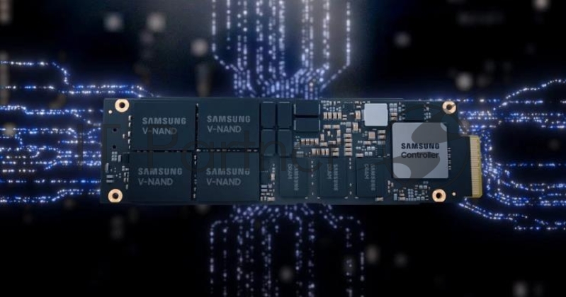 Твердотельный накопитель SSD Samsung Enterprise, M.2, PM9A3, 3840GB, NVMe/PCIE 3.1 x4, R3000/W1400Mb/s, IOPS(R4K) 480K/42K, MTBF 2M, 1.3 DWPD, 22110, OEM, 3 years, (analog MZ1LB3T8HMLA-00007)