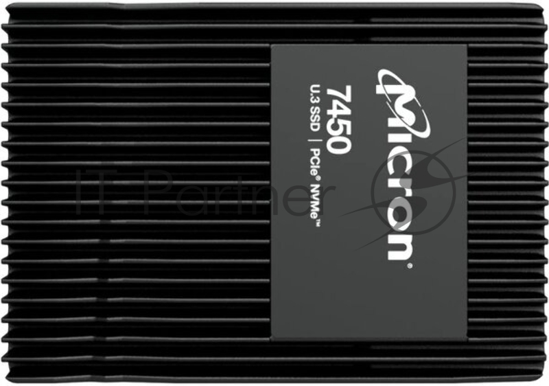 Накопитель Micron SSD 7450 PRO, 15360GB, U.3(2.5 15mm), NVMe, PCIe 4.0 x4, 3D TLC, R/W 6800/5600MB/s, IOPs 1 000 000/250 000, TBW 28000, DWPD 1 (12 мес.)