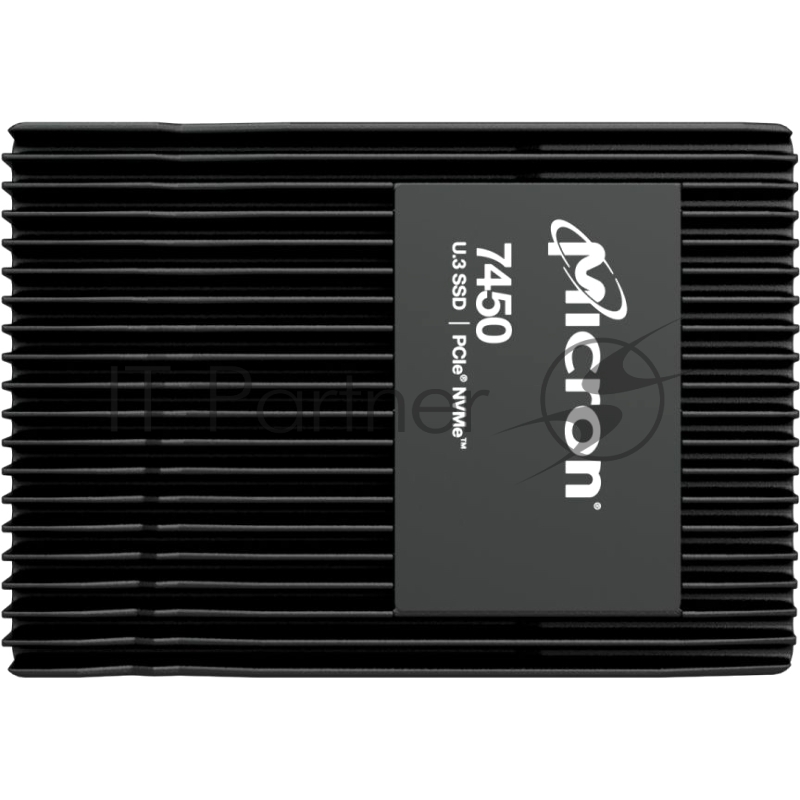 Накопитель Micron SSD 7450 PRO, 15360GB, U.3(2.5 15mm), NVMe, PCIe 4.0 x4, 3D TLC, R/W 6800/5600MB/s, IOPs 1 000 000/250 000, TBW 28000, DWPD 1 (12 мес.)
