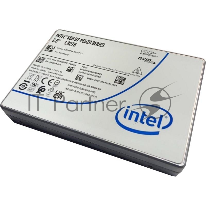 Накопитель SSD INTEL PCIE 15.36TB TLC D7-P5520 SSDPF2KX153T1N1