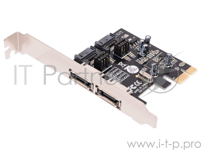 Контроллер SATA III (2 внутр.) + e-SATA (2 внешн.) ORIENT A1061S (PCI-E x1)