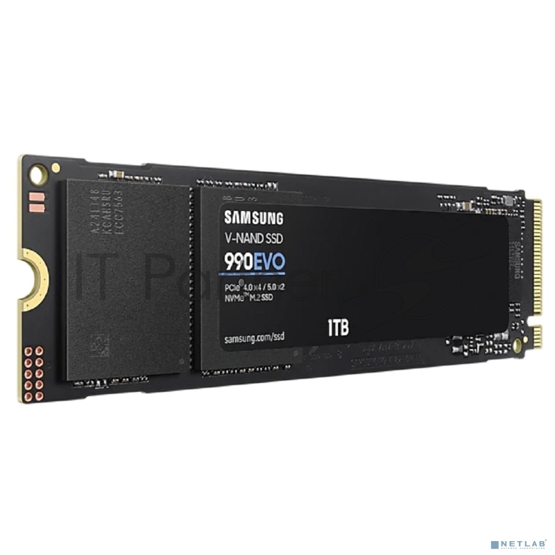 Твердотельный накопитель Samsung SSD 1Tb 990 EVO M.2 MZ-V9E1T0BW NVMe 2.0, PCIe 4.0 x4, V-NAND TLC
