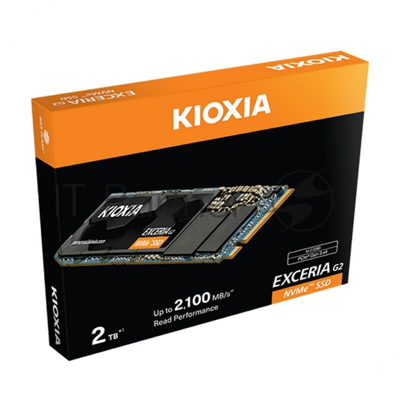 Твердотельный накопитель M.2 2280 500GB KIOXIA EXCERIA G2 Client SSD LRC20Z500GG8 LRC20Z500GG8 PCIe Gen3x4 with NVMe, 2100/1700, IOPS 400/400K, MTBF 1.5M, 3D TLC NAND, 200TBW, RTL