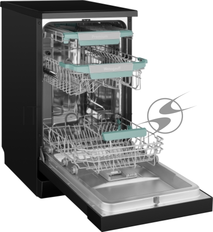Посудомоечная машина Weissgauff DW 4539 Inverter Touch AutoOpen Black