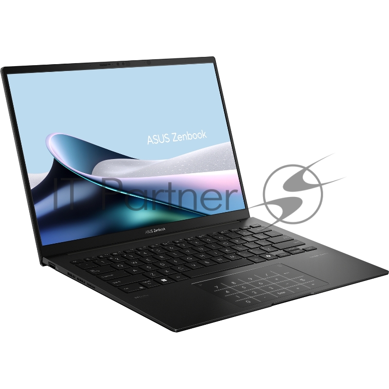 Ноутбук Asus Zenbook 14 OLED UM3406HA-QD015W Ryzen 7 8840HS 16Gb SSD1Tb AMD Radeon 14 OLED FHD+ (1920x1200) Windows 11 Home black WiFi BT Cam Bag (90NB1271-M003F0)