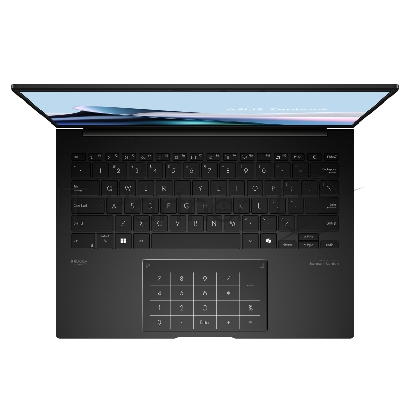 Ноутбук Asus Zenbook 14 OLED UM3406HA-QD015W Ryzen 7 8840HS 16Gb SSD1Tb AMD Radeon 14 OLED FHD+ (1920x1200) Windows 11 Home black WiFi BT Cam Bag (90NB1271-M003F0)