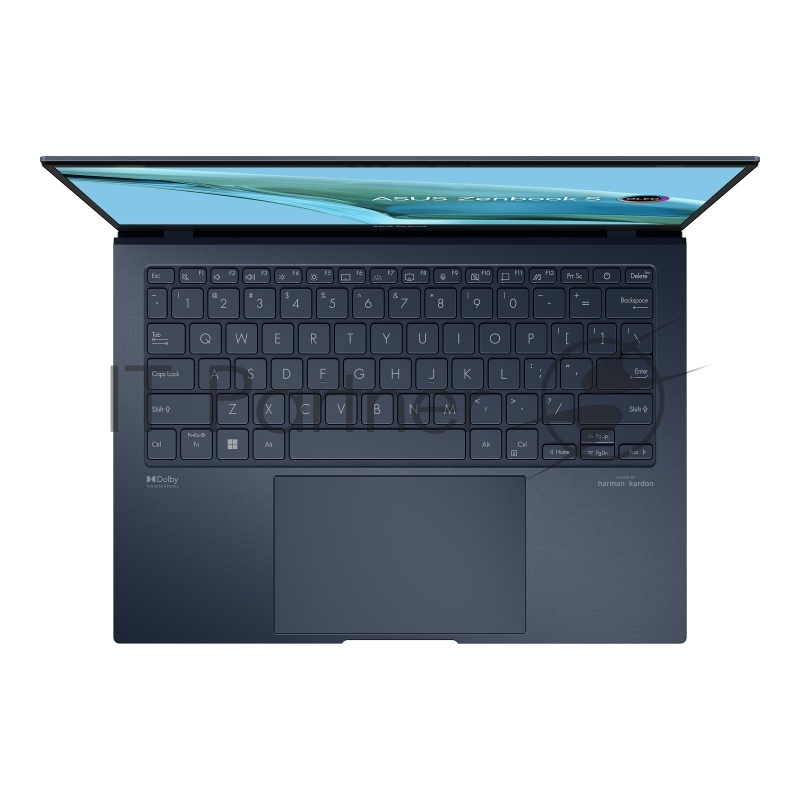 Ноутбук Asus Zenbook S UX5304MA-NQ172 Core Ultra 7 155U 16Gb SSD1Tb Intel Graphics 13.3 OLED 3K (2880x1800) noOS blue WiFi BT Cam Bag (90NB12V3-M00B20)