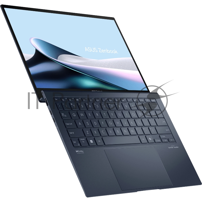 Ноутбук Asus Zenbook S UX5304MA-NQ172 Core Ultra 7 155U 16Gb SSD1Tb Intel Graphics 13.3 OLED 3K (2880x1800) noOS blue WiFi BT Cam Bag (90NB12V3-M00B20)