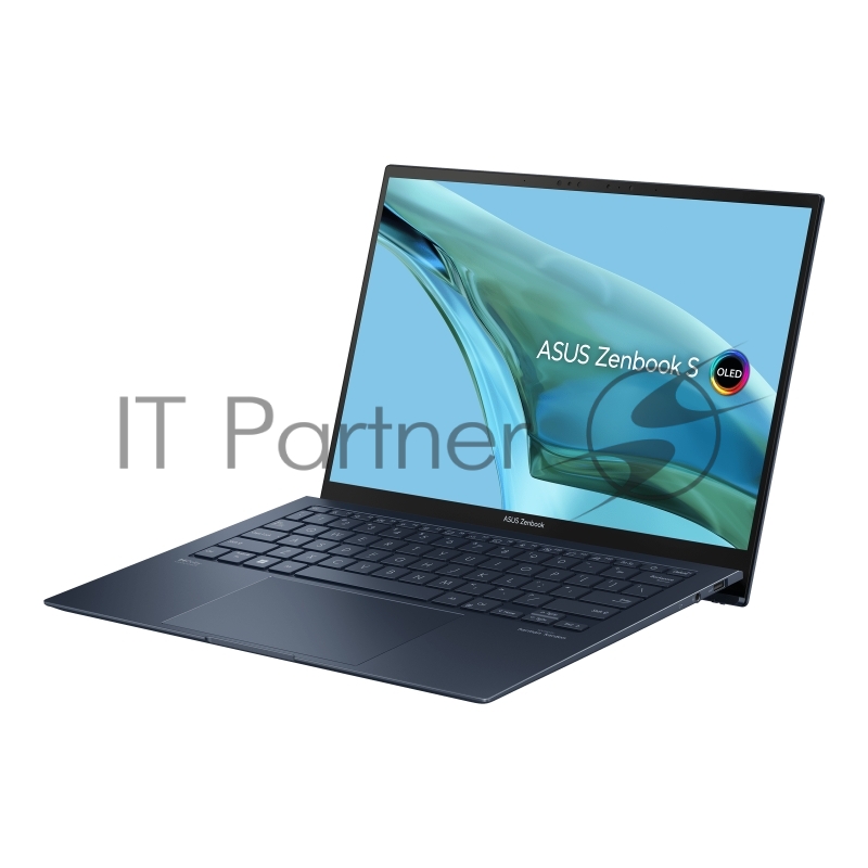 Ноутбук Asus Zenbook S UX5304MA-NQ172 Core Ultra 7 155U 16Gb SSD1Tb Intel Graphics 13.3 OLED 3K (2880x1800) noOS blue WiFi BT Cam Bag (90NB12V3-M00B20)