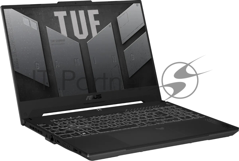 Ноутбук Asus TUF Gaming F15 FX507ZC4-HN143 Core i5 12500H 16Gb SSD512Gb NVIDIA GeForce RTX 3050 4Gb 15.6 IPS FHD (1920x1080) noOS grey WiFi BT Cam (90NR0GW1-M00B40)