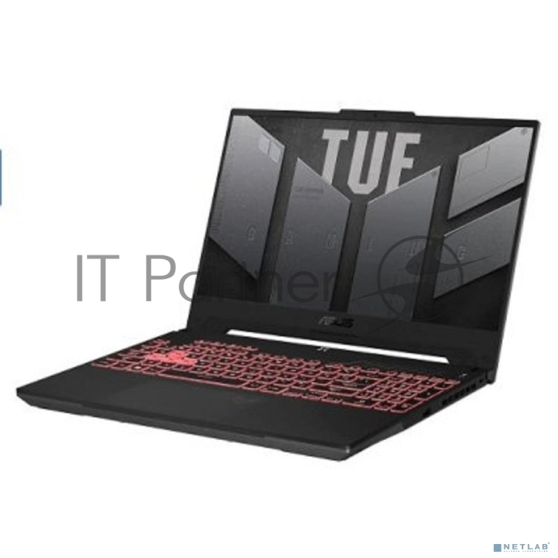 Ноутбук Asus TUF Gaming F15 FX507ZC4-HN143 Core i5 12500H 16Gb SSD512Gb NVIDIA GeForce RTX 3050 4Gb 15.6 IPS FHD (1920x1080) noOS grey WiFi BT Cam (90NR0GW1-M00B40)