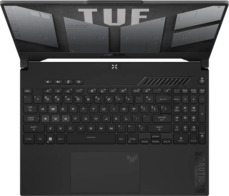 Ноутбук Asus TUF Gaming F15 FX507ZC4-HN143 Core i5 12500H 16Gb SSD512Gb NVIDIA GeForce RTX 3050 4Gb 15.6 IPS FHD (1920x1080) noOS grey WiFi BT Cam (90NR0GW1-M00B40)