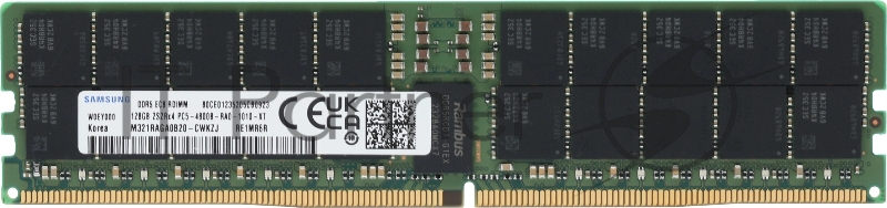 Модуль памяти Samsung DDR5 128GB RDIMM 4800MHz (4R x 4) ECC Reg 1.1V (M321RAGA0B20-CWK) 1 year, OEM