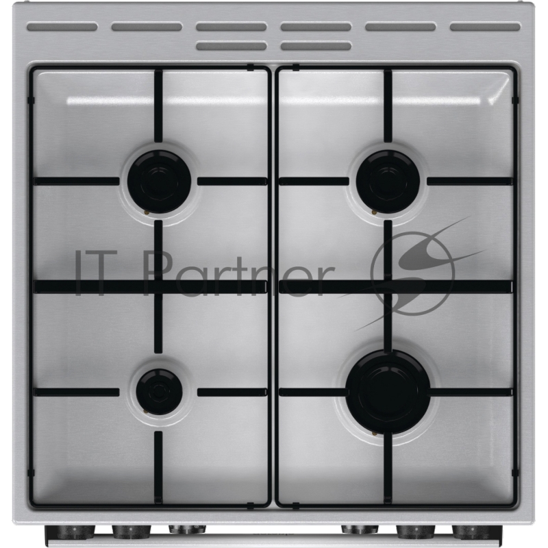 Плита Комбинированная Gorenje GKS6C70XJ нержавеющая сталь (без крышки) реш.сталь