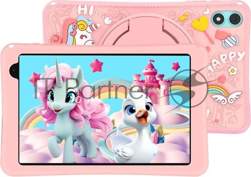 Планшет Teclast P85T Kids A523 (1.8) 8C RAM4Gb ROM64Gb 8 IPS 1280x800 Android 14 розовый 2Mpix 0.3Mpix BT GPS WiFi Touch microSD 512Gb 5000mAh 5hr